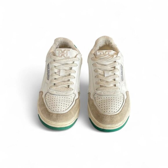 Sam Edelman Harper Sneakers | White/Green | Women’s Size 7.5 - Picture 2 of 4
